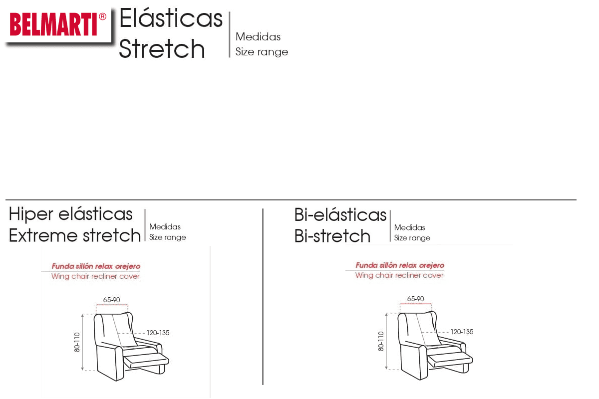 Medidas Fundas Sillon Relax Orejero