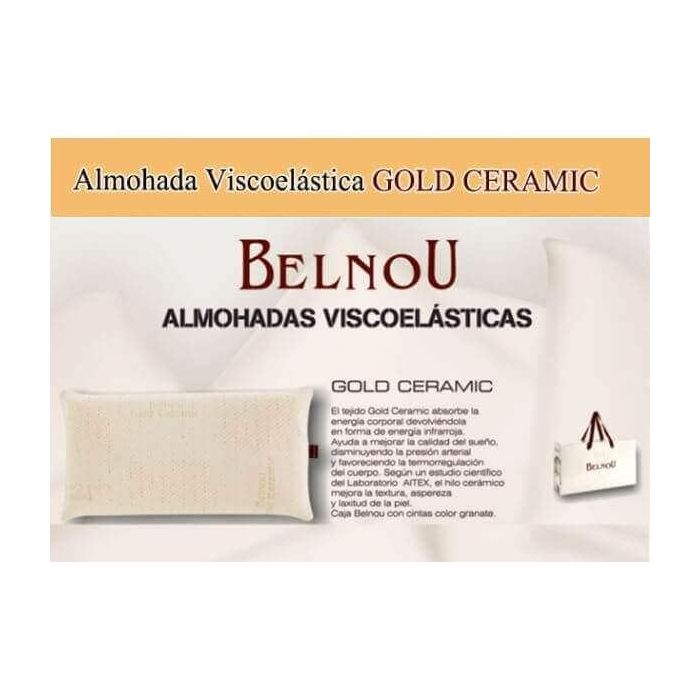 Almohada Viscoelástica Gold Ceramic Belnou