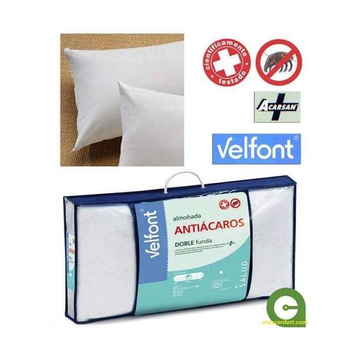 Almohada Velfont Antiacaros