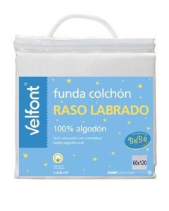 Funda colchón cuna Raso labrado Velfont