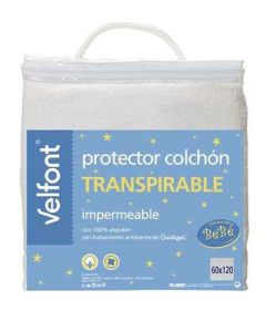 Protector colchón cuna rizo transpirable Velfont