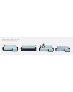 Funda cubre sofa chaise longue Praga Jacquard de Belmarti