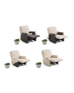 Funda Sillón Relax Completo Elástica Bohemia Belmarti