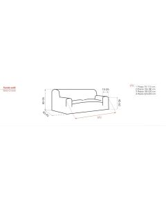 Funda Sofá Elástica Maya Belmarti-Sofa 4/Plazas............