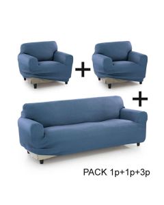 Funda Sofá Elástica Danubio Belmarti-TRIO (2 de 1/p y 1 de 3/p)