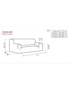 Funda Sofa Cojines Separados Viena