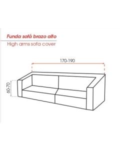 Funda Sofá Klippan 2 plazas Hiper-Elástica Milos Belmarti