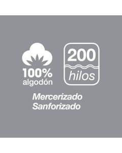 Juego Sabanas Algodón Percal Greta