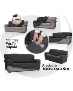 Funda de Sofá Elástica Rustica-DUO (1x2/pl y 1x3/pl)