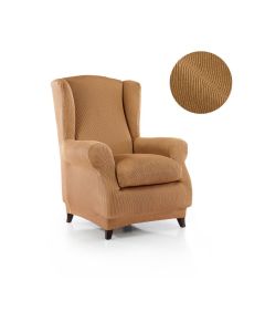 Funda de Sillón Orejero Elástica Rustica 1 Pl.