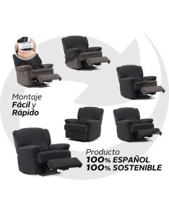 Funda de Sillón Relax Elástica Rustica