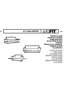 Funda Sofa Ikea Ektorp elastica Emilia