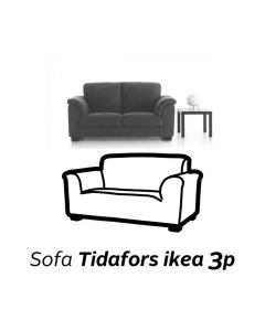 Funda Sofa Ikea Tidafors elástica Emilia-Sofa 3/Plazas