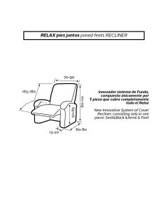 Funda de Sillón Relax Completo Elastica Emilia