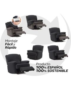 Funda Sillón Relax Orejero Superelástica Denia