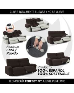 Funda Sofá Relax Completo Superelástica Niagara 2 pl. 2 pies