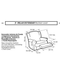 Funda Sillón Relax Superelástica Niagara