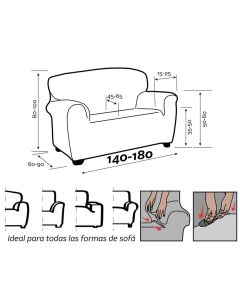 Funda de Sofa Estivella 2/Plazas