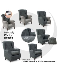 Funda Sofa Orejero 3 Plazas Estivella