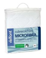 Cubrecolchón Microfibra Reversible Aloe Vera Velfont