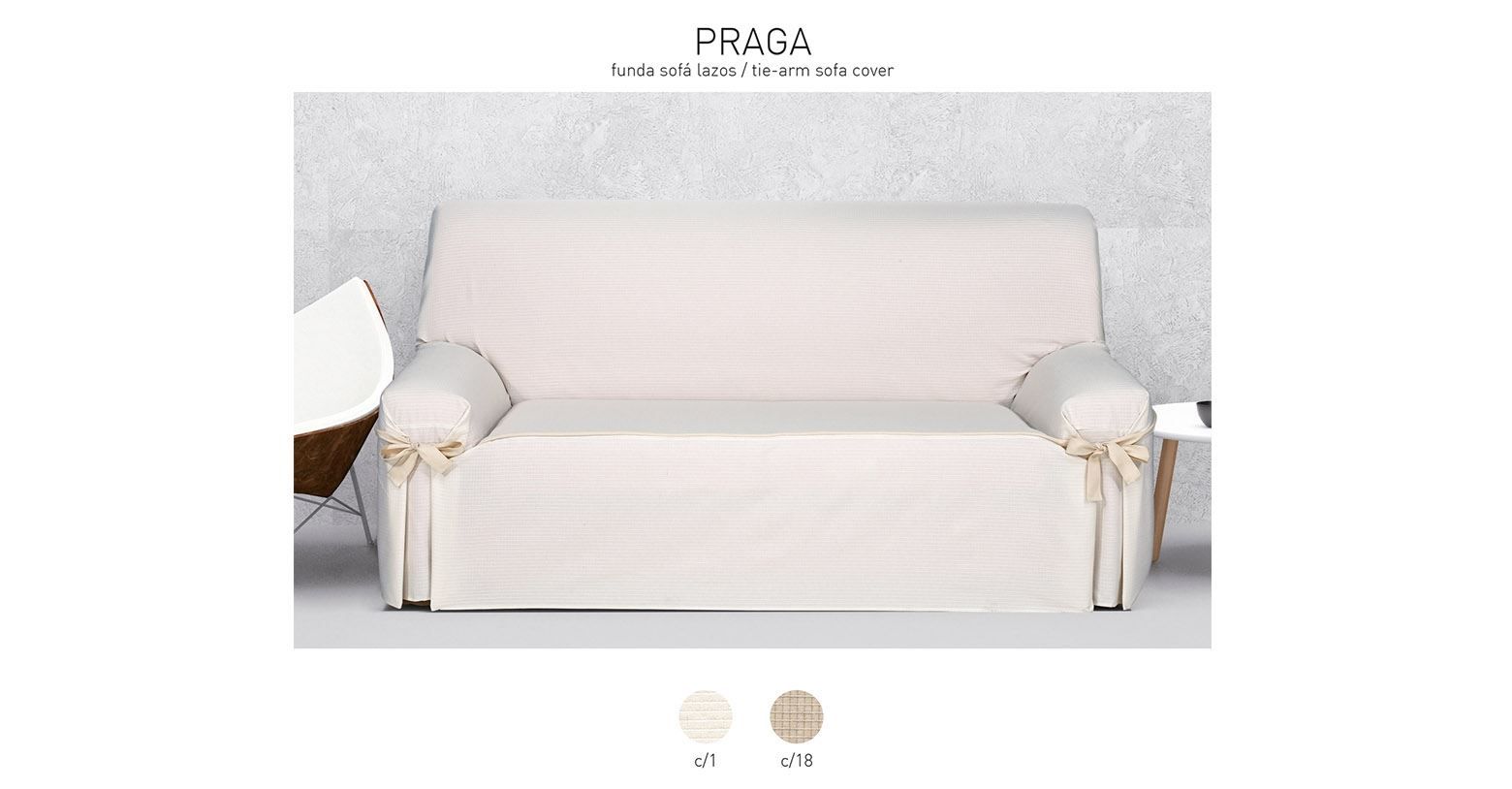 Fundas de Sofa con Lazos