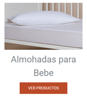 Almohadas para cuna bebé