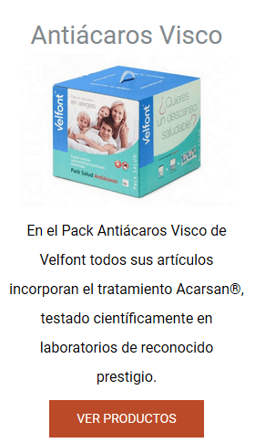 Packs de Descanso Antiácaros Visco