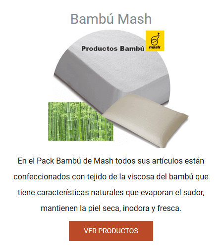 Packs de Descanso Bambú Mash