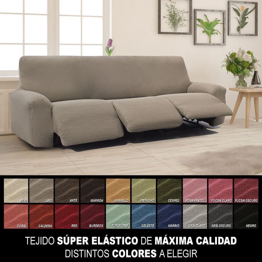 Fundas Sofá Relax 3 plazas