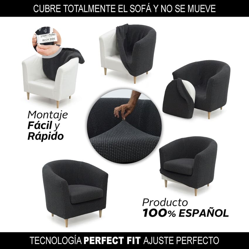 Montaje funda butaca Ikea Tullsta