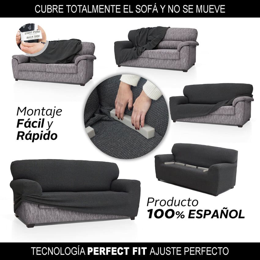 Montaje Fundas Sofa Ajustable