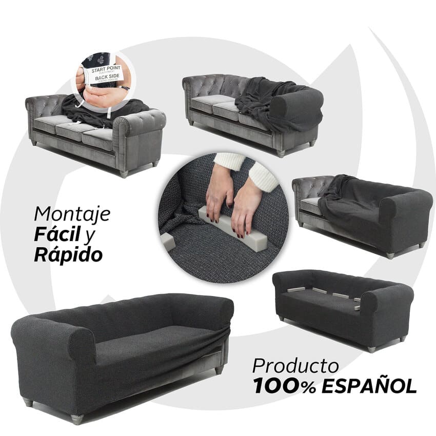 Montaje Funda Sofa Chester